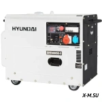 Генератор дизельный HYUNDAI DHY 8000SE-3