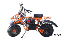 МОТОЦИКЛ СКАУТ-7 БОЦМАН 2, КОЛЕСА GIANT (ФАРА, ЭЛ.СТ. ПЕРЕД И ЗАД ПОДВ., 8,0 Л.С.,РУЧ. СТАРТ.