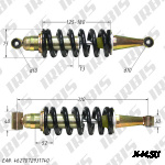 Амортизатор задний (L-310mm,D-10mm,d-10mm) TTR250Rb