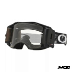 Очки для мотокросса OAKLEY Airbrake (Roll-Off) Solid черные матовые / прозрачная  (57-989)