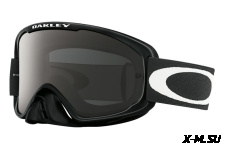 Очки для мотокросса OAKLEY O-Frame XS Solid черные глянцевые / темно-серая  (OO7030-70302)