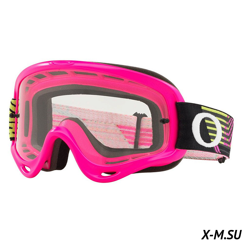 Очки для мотокросса OAKLEY O-Frame Circuit розовые / прозрачная  (OO7029-50) Очки для мотокросса OAKLEY O-Frame Circuit розовые / прозрачная  (OO7029-50)