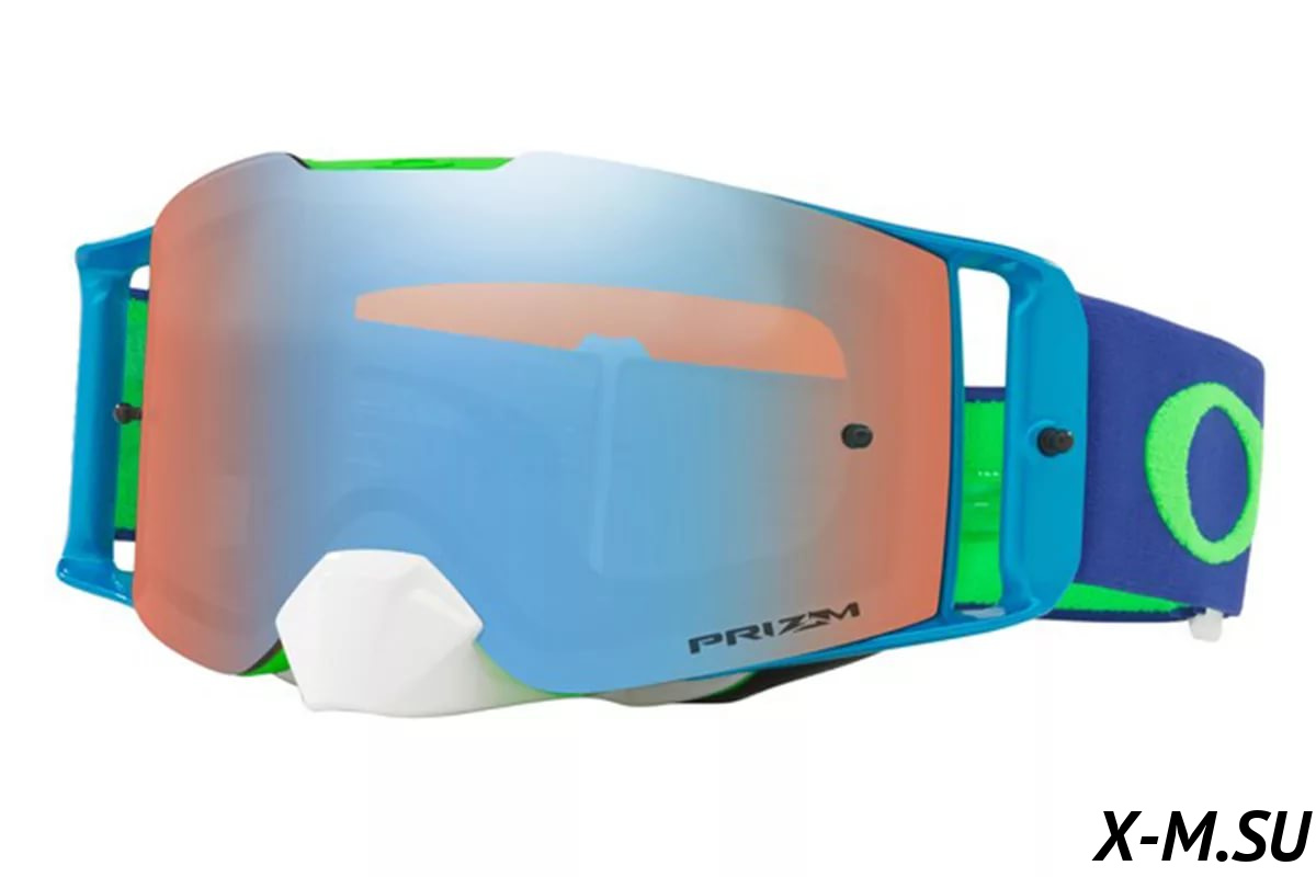 Очки для мотокросса OAKLEY Front Line Blue Green / прозрачная (OO7087-29) Очки для мотокросса OAKLEY Front Line Blue Green / прозрачная (OO7087-29)