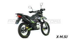 Мотоцикл эндуро ROCKOT XR250 (черный/зеленый, 21/18, ЭПТС)