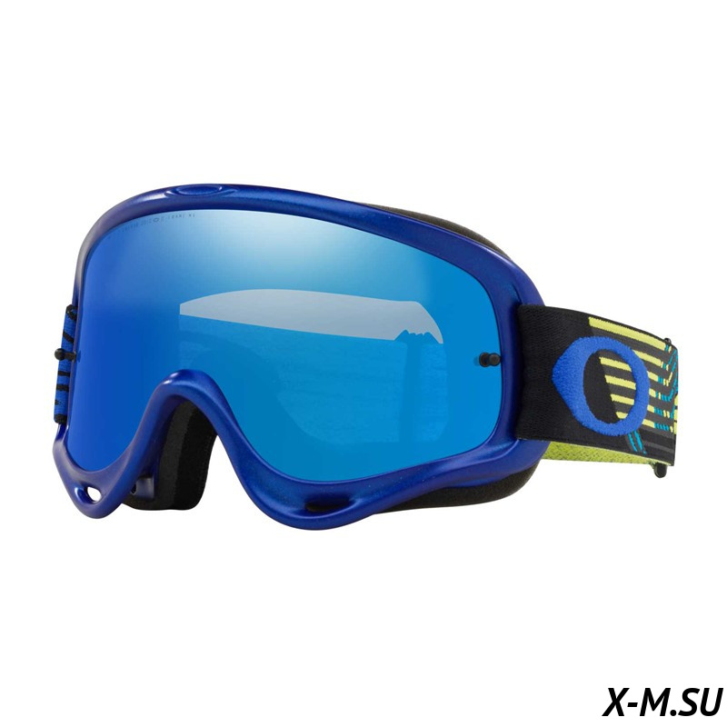Очки для мотокросса OAKLEY O-Frame Circuit синие / синяя Iridium  (OO7029-51) Очки для мотокросса OAKLEY O-Frame Circuit синие / синяя Iridium  (OO7029-51)