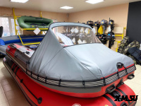 Носовой тент MISHIMO 360 RAPID, RAPID PRO т.серый