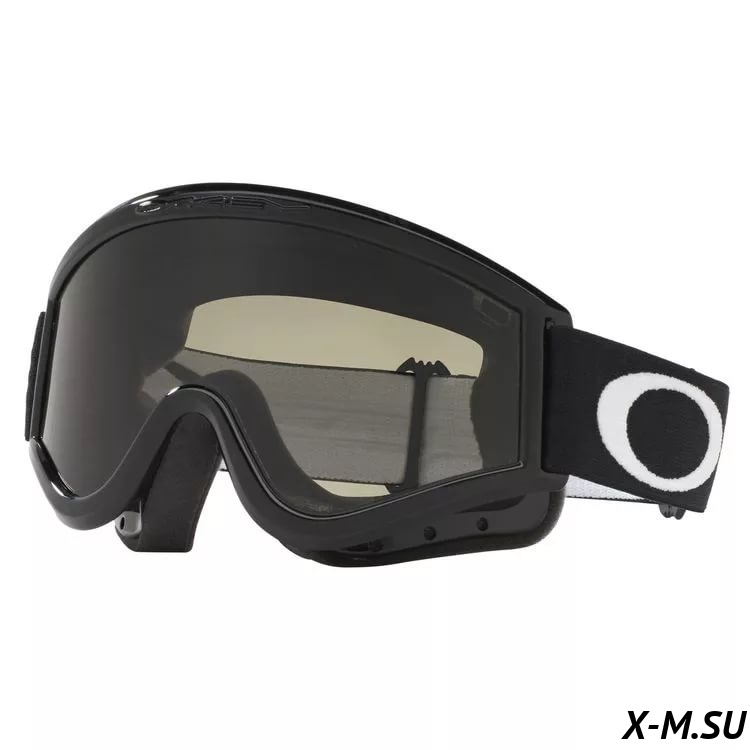 Очки для мотокросса OAKLEY L-Frame Solid черные матовые / серая (01-631) Очки для мотокросса OAKLEY L-Frame Solid черные матовые / серая (01-631)