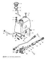 Компоненты впрыска масла 2-х тактного ПЛМ MERCURY 40 M Серийный номер от 0G055314 до 0G760299
