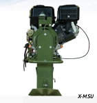 Мотор болотоход Бурлак-М2 Loncin 24 лс, эл.запуск