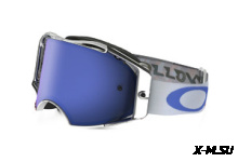 Очки для мотокросса OAKLEY O-Frame Solid черные глянцевые / темно-серая  (OO7029-54)