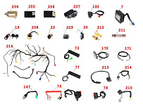 Электрооборудование снегохода IRBIS Dingo (2016 г.)