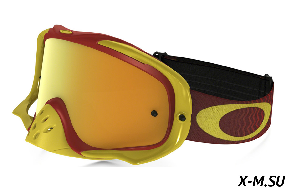Очки для мотокросса OAKLEY Crowbar Camo красные-желтые / оранжевая Iridium  (OO7025-75) Очки для мотокросса OAKLEY Crowbar Camo красные-желтые / оранжевая Iridium  (OO7025-75)