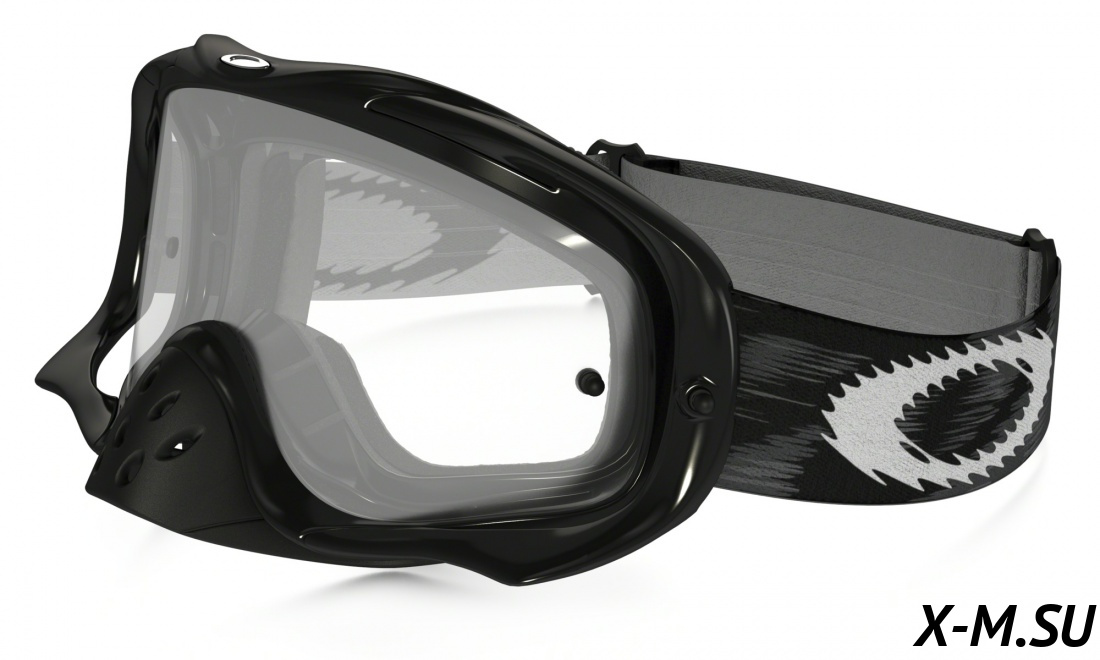 Очки для мотокросса OAKLEY Crowbar Solid черные глянцевые / прозрачная (57-951) Очки для мотокросса OAKLEY Crowbar Solid черные глянцевые / прозрачная (57-951)