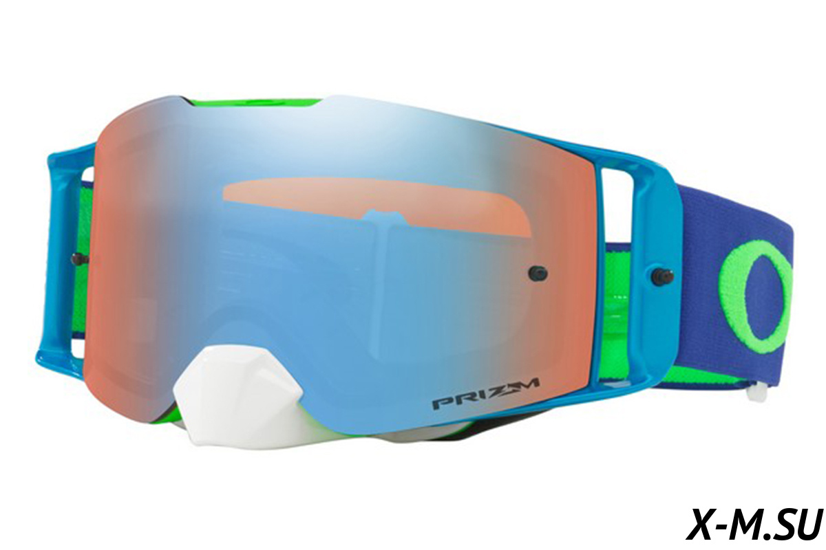 Очки для мотокросса OAKLEY Front Line Blue Green / оранжевая Prizm MX (OO7087-11) Очки для мотокросса OAKLEY Front Line Blue Green / оранжевая Prizm MX (OO7087-11)