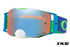 Очки для мотокросса OAKLEY Front Line Blue Green / оранжевая Prizm MX (OO7087-11)