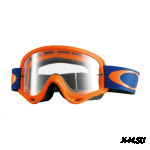 Очки для мотокросса OAKLEY O-Frame Shockwave оранжевые-синие / прозрачная (OO7029-25)