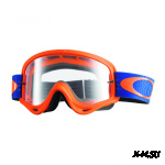 Очки для мотокросса OAKLEY Front Line Shockwave Red Blue / прозрачная (OO7087-38)