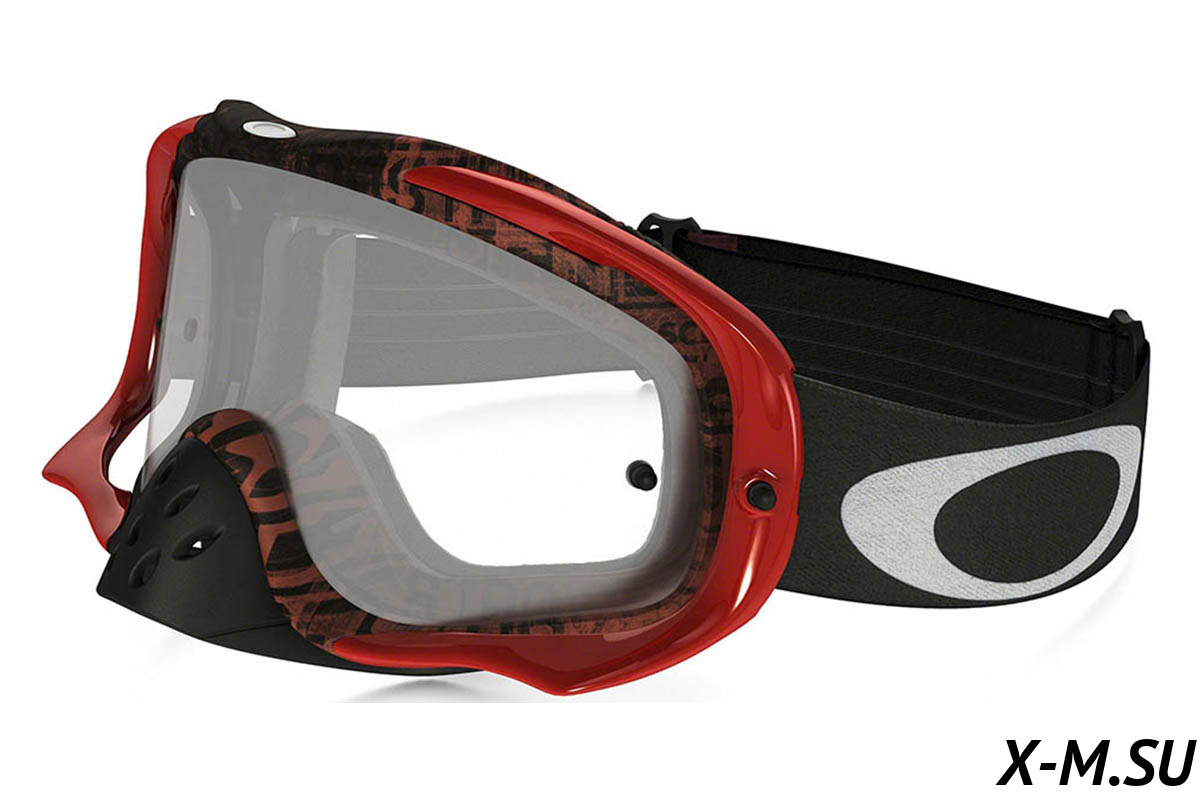 Очки для мотокросса OAKLEY Crowbar Distress красные-оранжевые / прозрачная (OO7025-40) Очки для мотокросса OAKLEY Crowbar Distress красные-оранжевые / прозрачная (OO7025-40)