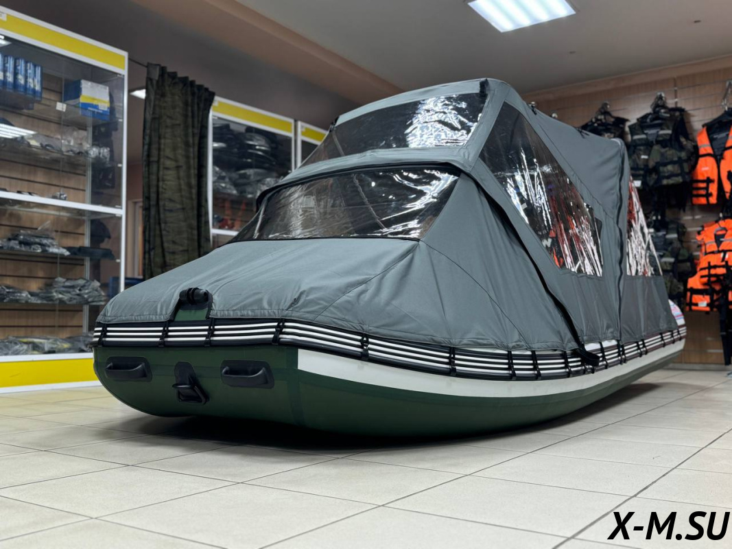 Ходовой комб. (носовой+основной) тент MISHIMO 430 LITE/PRO/LITE DF тем.серый (7) Ходовой комб. (носовой+основной) тент MISHIMO 430 LITE/PRO/LITE DF тем.серый (7)