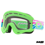 Очки для мотокросса OAKLEY O-Frame Braking Bumps зеленые / прозрачная  (OO7029-48)