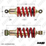 Амортизатор задний (L-240mm,D-10mm,d-10mm) Z1