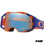 Очки для мотокросса OAKLEY Airbrake Flo оранжевые-синие / синяя Prizm MX (OO7046-61)