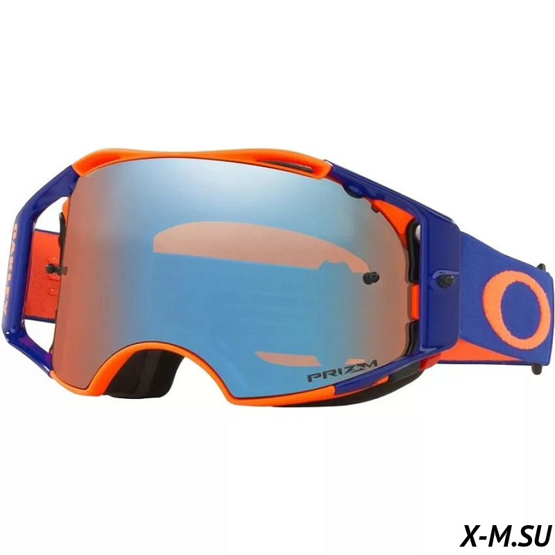 Очки для мотокросса OAKLEY Airbrake Camo оранжевые-синие /синяя Prizm MX (OO7046-79) Очки для мотокросса OAKLEY Airbrake Camo оранжевые-синие /синяя Prizm MX (OO7046-79)