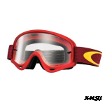 Очки для мотокросса детские OAKLEY O-Frame XS Shockwave красные-желтые / прозрачная (OO7030-07)