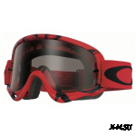 Очки для мотокросса OAKLEY O-Frame Intimidator красные-черные / темно-серая (OO7029-10)
