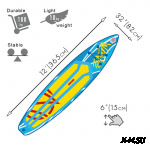 Надувная доска для sup-бординга ZAP FUSION 12 WAVE