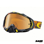 Очки для мотокросса OAKLEY Mayhem Pro Podium Check серые-желтые / оранжевая Iridium (OO7051-03)