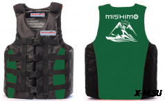Жилет спасательный MISHIMO PRO Премиум качества Черно-зеленый