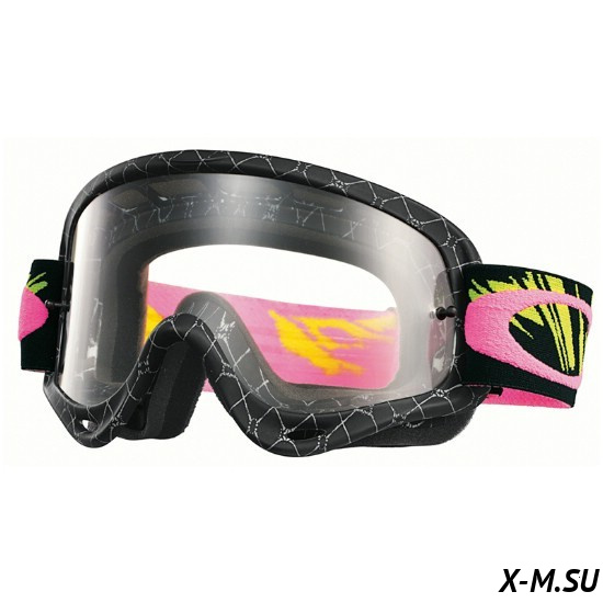Очки для мотокросса OAKLEY O-Frame Razorwire розовые матовые/ прозрачная ( OO7029-13) Очки для мотокросса OAKLEY O-Frame Razorwire розовые матовые/ прозрачная ( OO7029-13)