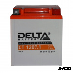Аккумуляторная батарея 12V7Ah (114x70x132) (залитая, необслуж.) DELTA 