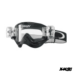 Очки для мотокросса OAKLEY O-Frame Solid черные глянцевые / прозрачная  (OO7029-53)