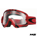 Очки для мотокросса OAKLEY O-Frame Intimidator красные-черные / прозрачная (OO7029-09)