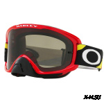Очки для мотокросса OAKLEY O-Frame 2.0 Heritage красные-желтые / темно-серая (OO7068-24)