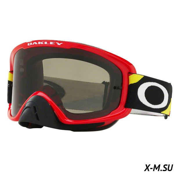 Очки для мотокросса OAKLEY O-Frame 2.0 Heritage красные-желтые / темно-серая (OO7068-24) Очки для мотокросса OAKLEY O-Frame 2.0 Heritage красные-желтые / темно-серая (OO7068-24)