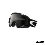 Очки для мотокросса OAKLEY O-Frame Solid черные глянцевые / темно-серая  (01-713)