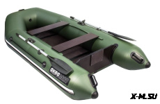 Надувная лодка Аква 2900 Слань Книжка Киль
