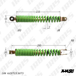 Амортизатор задний (L-290mm,D-10mm,M8) R50,STORM,KAORI