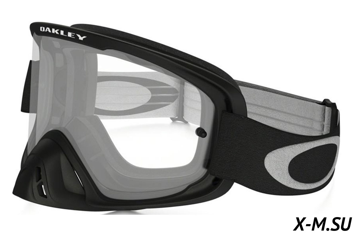 Очки для мотокросса OAKLEY O-Frame Solid черные матовые / прозрачная  (01-600) Очки для мотокросса OAKLEY O-Frame Solid черные матовые / прозрачная  (01-600)