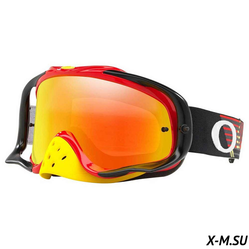 Очки для мотокросса OAKLEY Crowbar Circuit красные-черные / оранжевая Iridium  (OO7025-72) Очки для мотокросса OAKLEY Crowbar Circuit красные-черные / оранжевая Iridium  (OO7025-72)