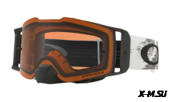 Очки для мотокросса OAKLEY Front Line Matte White Speed / бронзовая Prizm MX (OO7087-06)