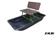 Сиденье высокое складное в сани-волокуши