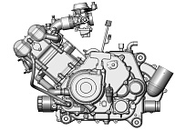 Двигатель  800 с.с. КВАДРОЦИКЛА STELS ATV 800 GT