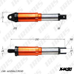 Амортизатор задний (L-280mm,D-10mm,M8) (внутр.пружина)