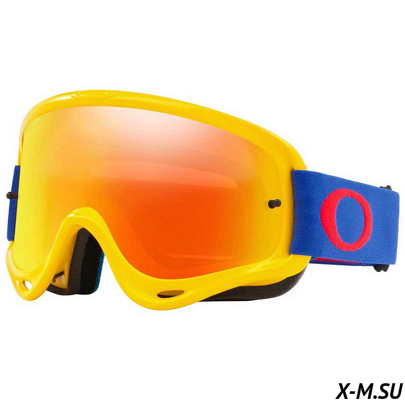 Очки для мотокросса OAKLEY O-Frame Solid желтые-синие / оранжевая Iridium (OO7029-46) Очки для мотокросса OAKLEY O-Frame Solid желтые-синие / оранжевая Iridium (OO7029-46)