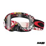 Очки для мотокросса OAKLEY O-Frame 2.0 Mosh Pit красные-желтые / прозрачная (OO7068-17)