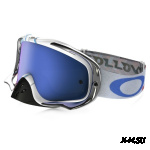 Очки для мотокросса OAKLEY Crowbar R. Villopoto Series  / синяя Iridium  (OO7025-33)